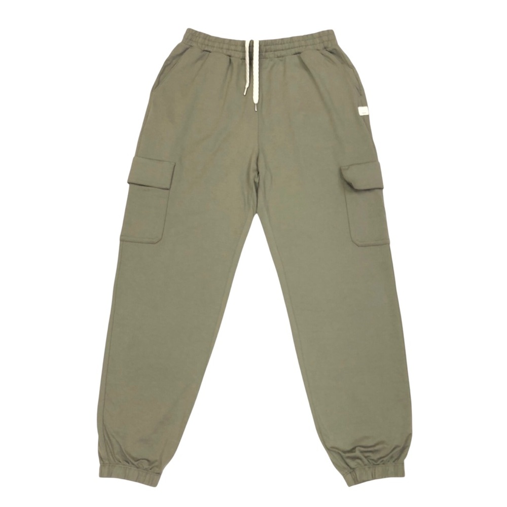 Vuori Women’s Boyfriend Cargo Sweatpants Size Small Green 26" Inseam Stretch